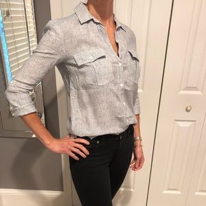 James Perse linen shirt